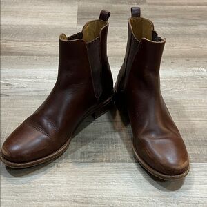 Sezane Brown Ankle Boots